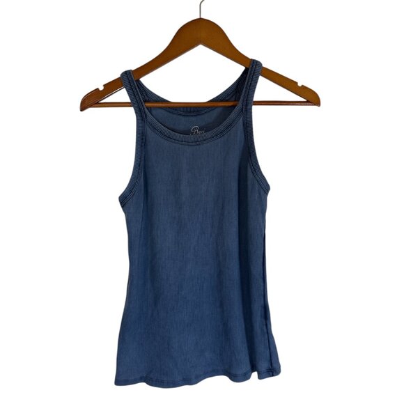 Baci Tops - Baci Tank Top, Women's Size Large, Blue, Sleeveless